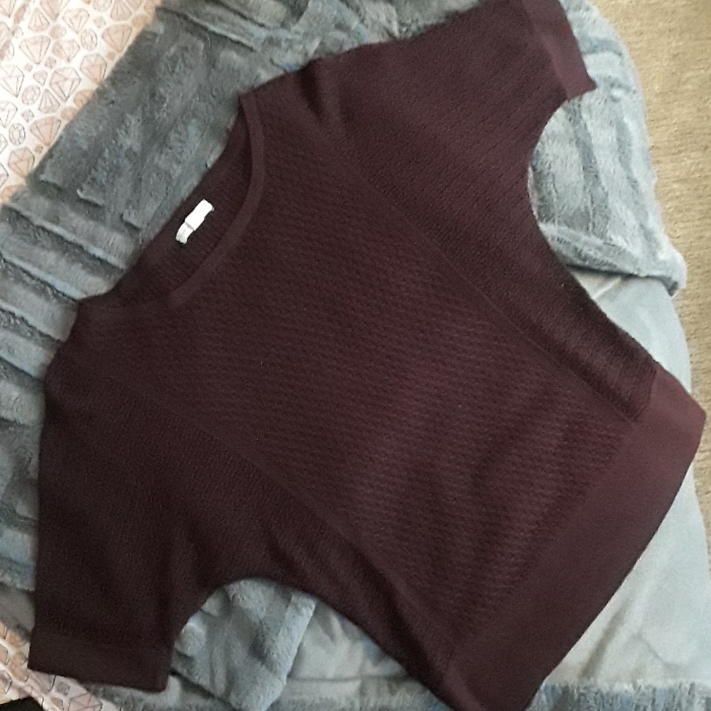 Burgundy New York & Co. Sweater - Size M